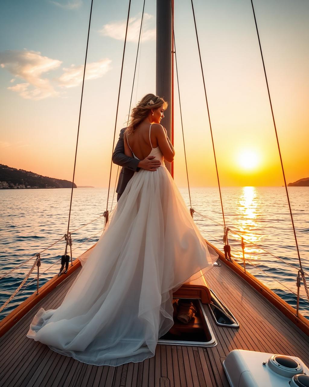 Wedding at sea