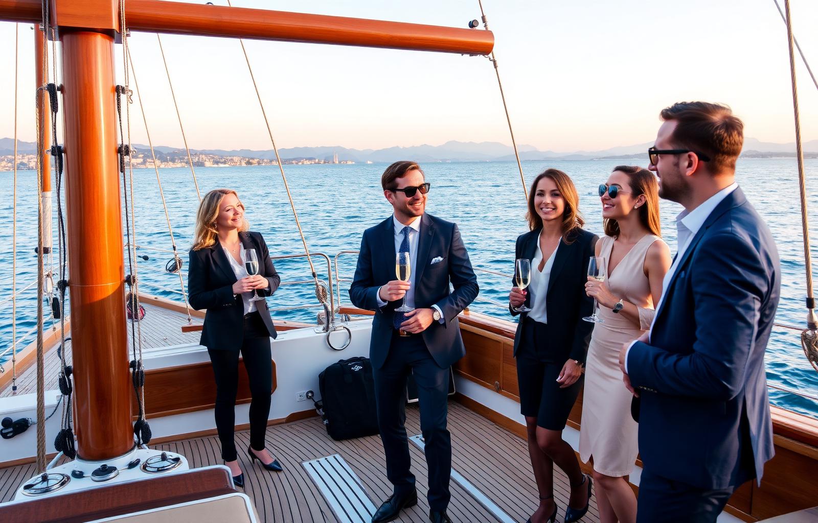 Corporate event at sea